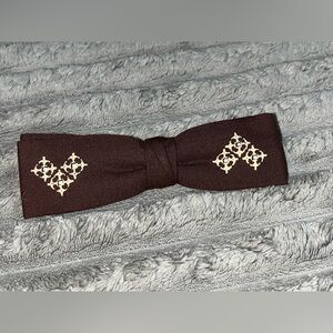 Vintage 40’s Western Bow tie Brown & Beige